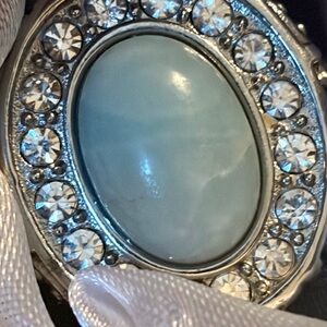 Amazonite Stainless Steel Ring, 7